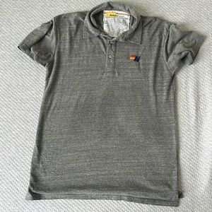 Men’s aviator nation Heather gray polo size medium, fits true to size